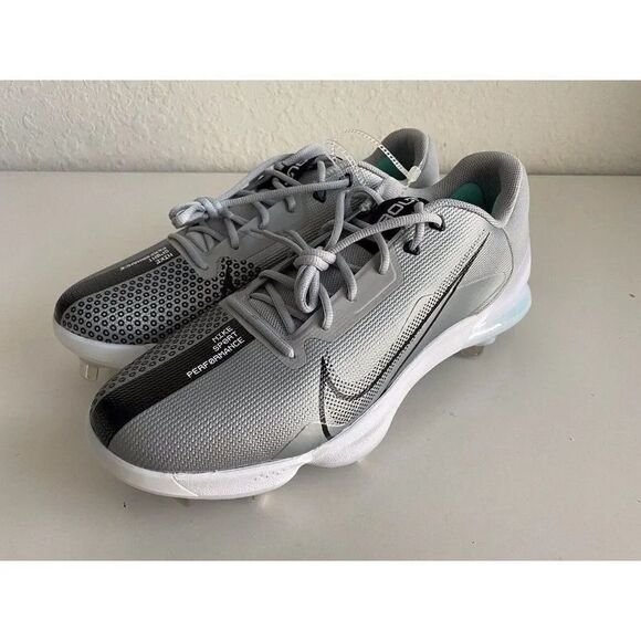 Nike Force Zoom Trout 7 Pro Men's Sz 15 Metal Baseball Cleats Grey CQ7224-023 - Picture 7 of 10
